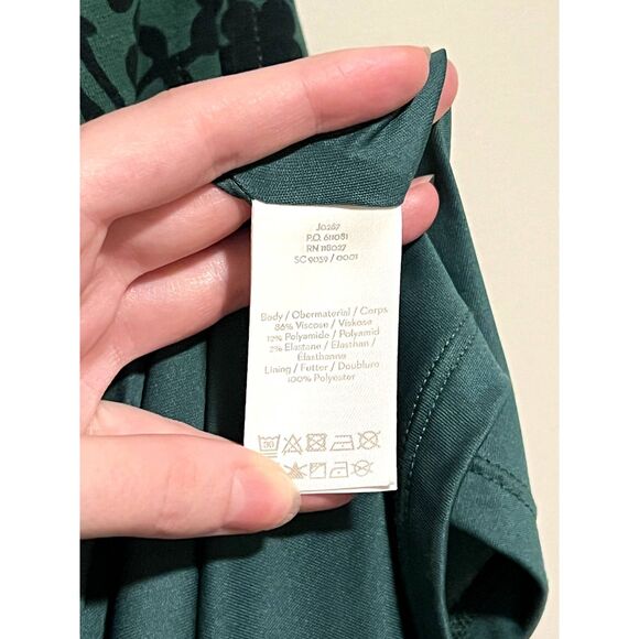 Boden Alexis Jersey Dress in Enchanted Vine‎ Midi Women's Size 8R - Picture 11 of 11